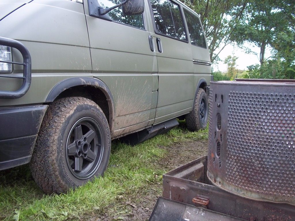 Black plastic wheel arch covers VW T4 Forum VW T5 Forum